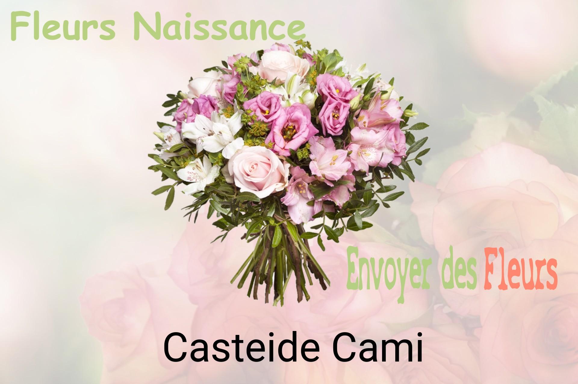 Bouquet de fleurs de naissance livré à Casteide-Cami